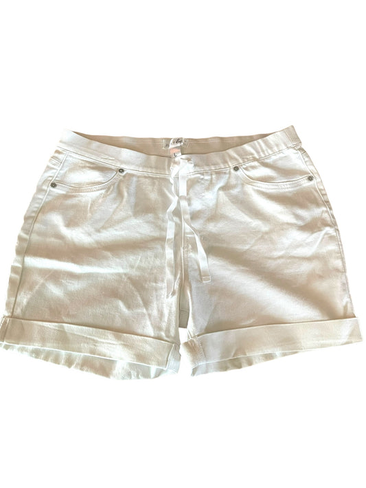 Just Be: White shorts