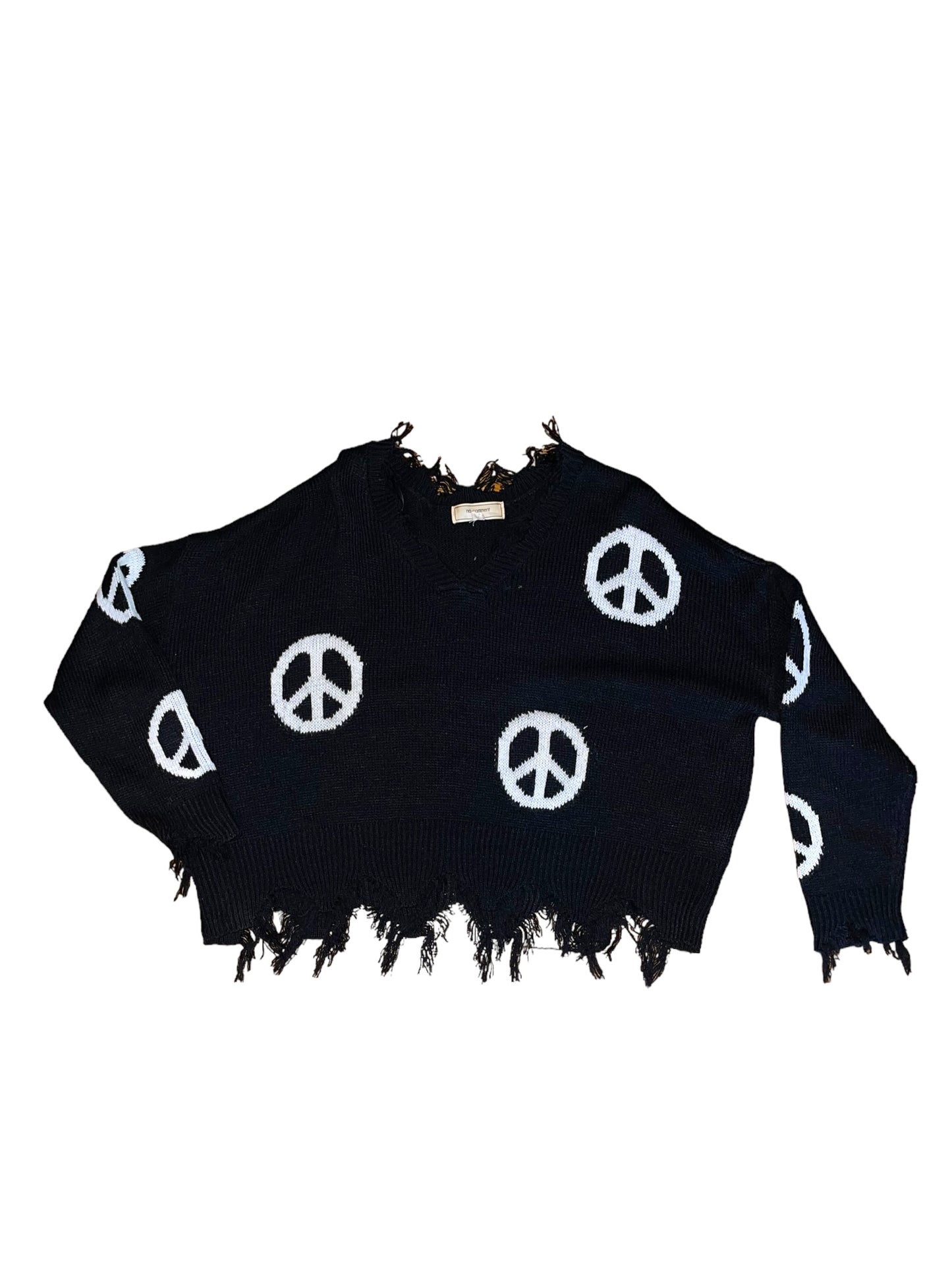 No Comment Crop Sweater