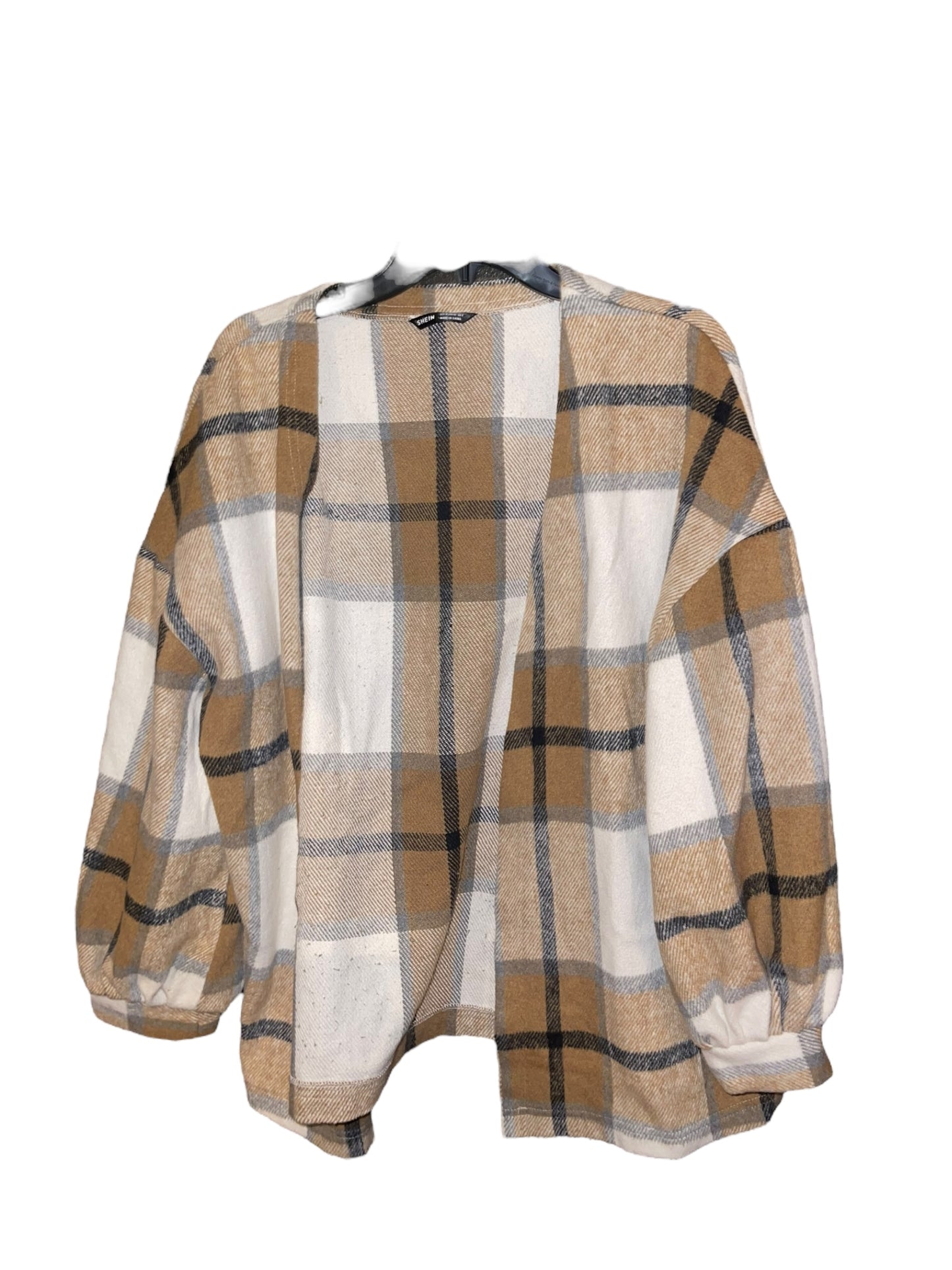 SHEIN Plaid Jacket