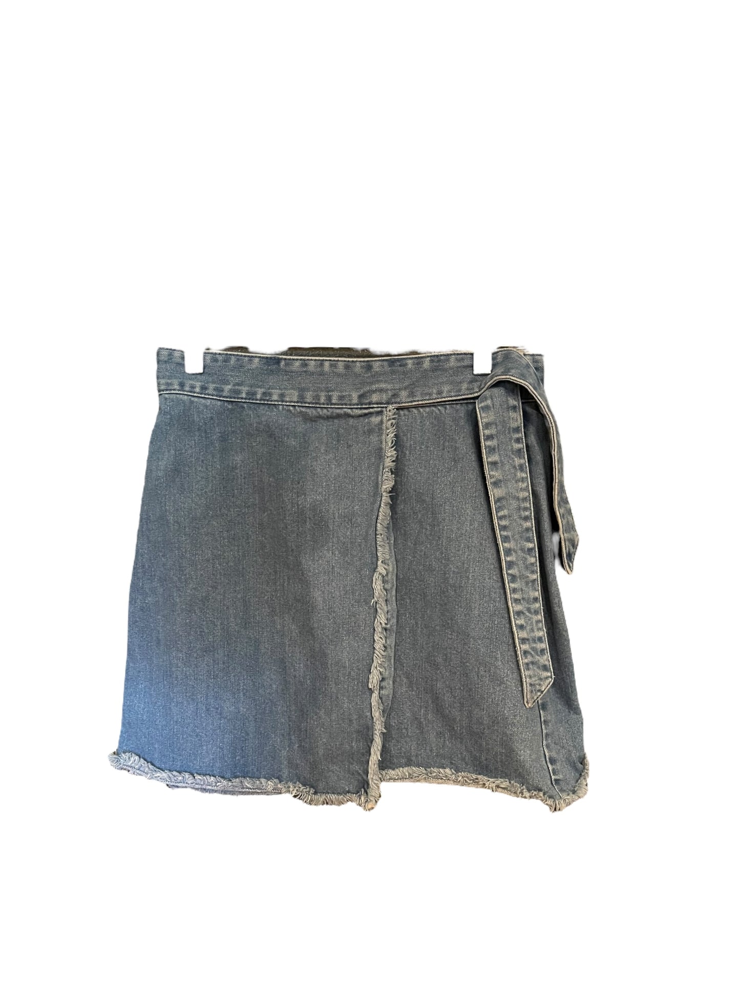 Loft Wrap Denim Skirt