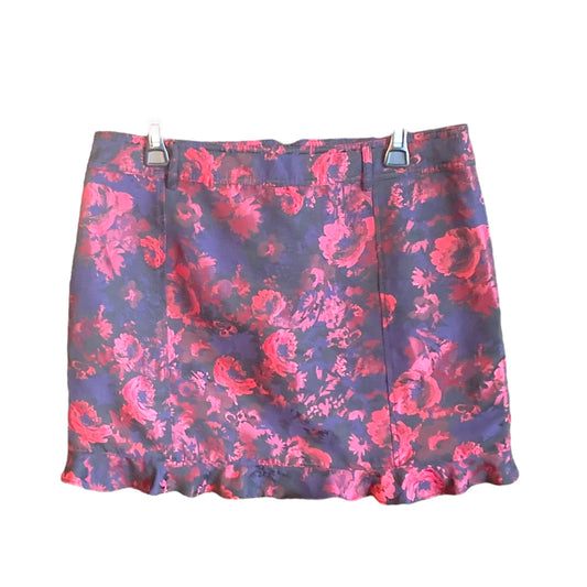 Express Floral Mini Skirt